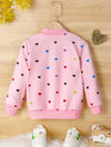 Cocoa Yacht Club Colorful Love Print Zipper Jacket