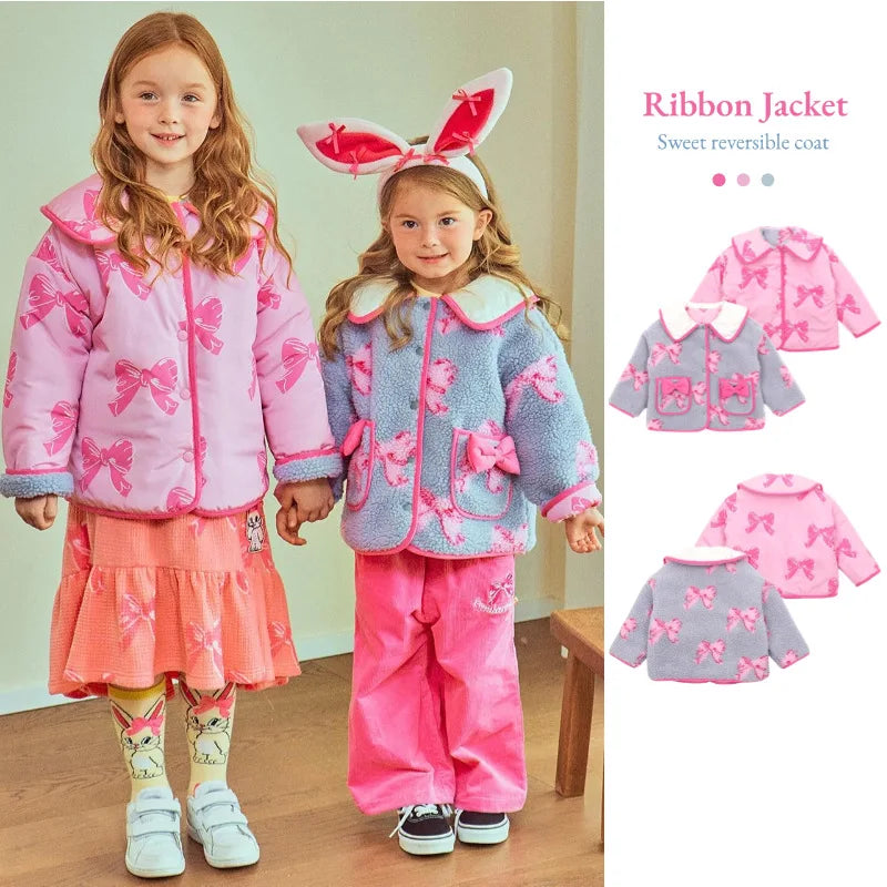 Cocoa Yacht Club Pink Bow Coat