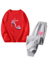 Cocoa Yacht Club Flower Heart Tracksuit