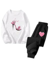 Cocoa Yacht Club Flower Heart Tracksuit