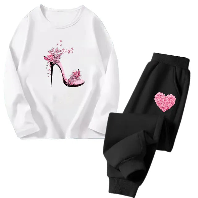 Cocoa Yacht Club Flower Heart Tracksuit