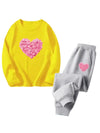 Cocoa Yacht Club Flower Heart Tracksuit