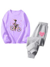 Cocoa Yacht Club Flower Heart Tracksuit