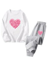 Cocoa Yacht Club Flower Heart Tracksuit