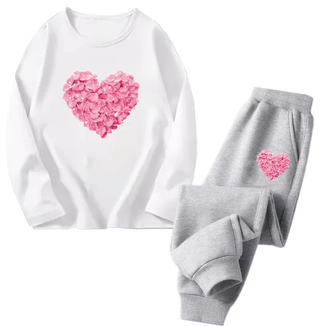 Cocoa Yacht Club Flower Heart Tracksuit