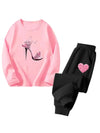 Cocoa Yacht Club Flower Heart Tracksuit