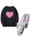 Cocoa Yacht Club Flower Heart Tracksuit