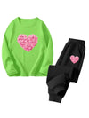 Cocoa Yacht Club Flower Heart Tracksuit