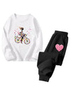 Cocoa Yacht Club Flower Heart Tracksuit