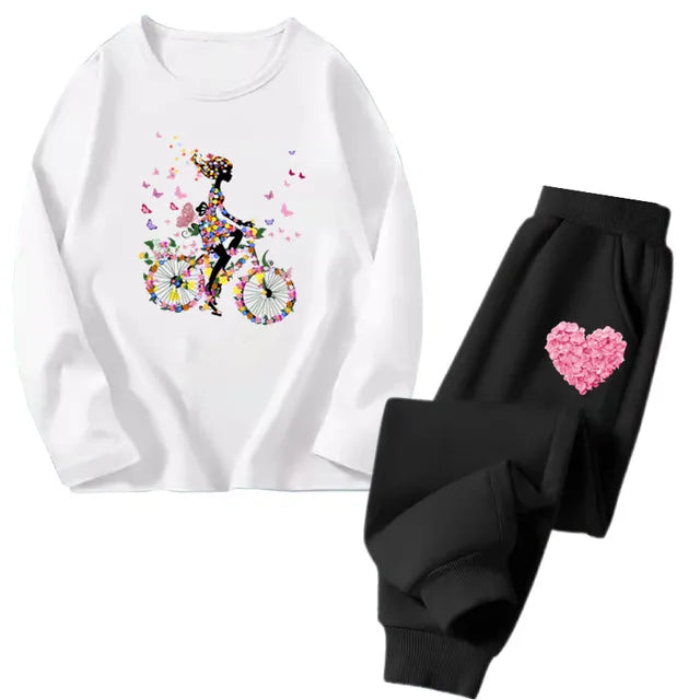 Cocoa Yacht Club Flower Heart Tracksuit