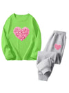 Cocoa Yacht Club Flower Heart Tracksuit