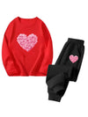 Cocoa Yacht Club Flower Heart Tracksuit