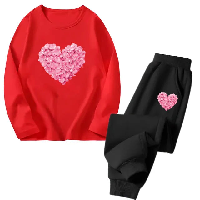 Cocoa Yacht Club Flower Heart Tracksuit