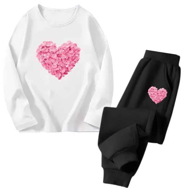 Cocoa Yacht Club Flower Heart Tracksuit