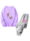 Cocoa Yacht Club Flower Heart Tracksuit