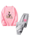 Cocoa Yacht Club Flower Heart Tracksuit