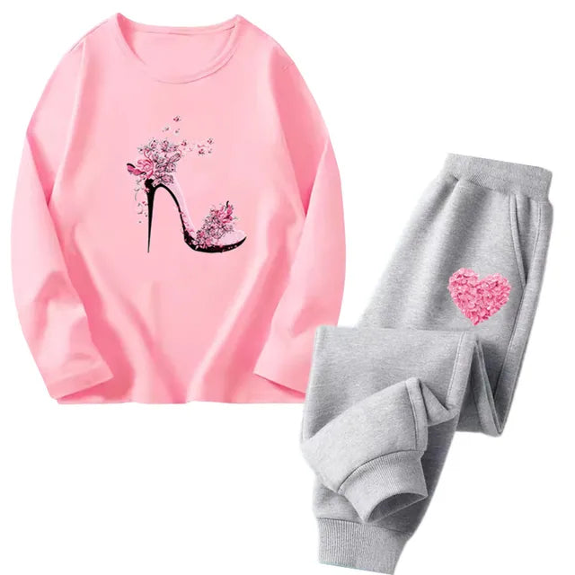 Cocoa Yacht Club Flower Heart Tracksuit