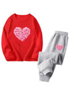 Cocoa Yacht Club Flower Heart Tracksuit