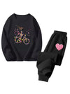 Cocoa Yacht Club Flower Heart Tracksuit