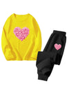 Cocoa Yacht Club Flower Heart Tracksuit