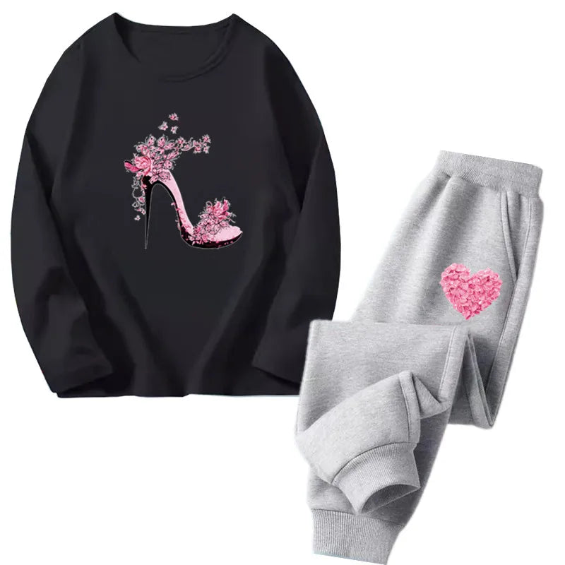 Cocoa Yacht Club Flower Heart Tracksuit