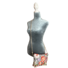Floral Leopard Vintage Silk Scarf Crossbody Bag