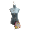 Floral Leopard Vintage Scarf Drawstring Crossbody Bag
