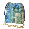 Fringe Harness Vintage Scarf Drawstring Crossbody Bag