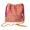 Pop Art Equestrian Vintage Scarf Drawstring Crossbody Bag
