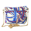 Ribbons Vintage Silk Scarf Crossbody Bag