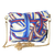 Ribbons Vintage Silk Scarf Crossbody Bag