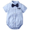Cocoa Yacht Club Boys Romper with Bow Tie