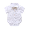 Cocoa Yacht Club Boys Romper with Bow Tie