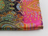 Cocoa Yacht Club Charmeuse Paisley Patchwork Satin Fabric