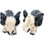 Hand-painted Embera and Nyala Elephants - Pair
