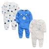 Cocoa Yacht Club 3 pcs/lot Baby Long Sleeve Soft Cotton Romper