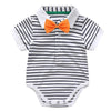 Cocoa Yacht Club Boys Romper with Bow Tie