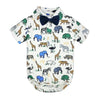 Cocoa Yacht Club Boys Romper with Bow Tie