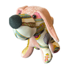 Poste et Cavalerie Vintage Silk Scarf Patchwork Puppy