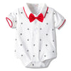 Cocoa Yacht Club Boys Romper with Bow Tie