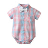 Cocoa Yacht Club Boys Romper with Bow Tie
