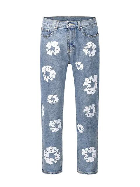 Cocoa Yacht Club Tropical Flower Denim Jacket & Jeans