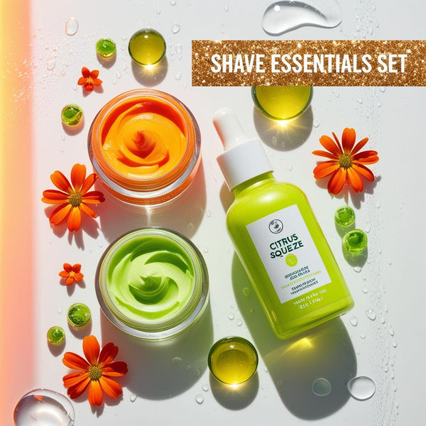 Citrus Squeeze – Orange, Kiwi & Lemon | Shave Essentials Set
