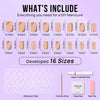 Golden Hour Square Nails - Press On Nails | Long Lasting & Reusable