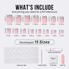 Chrome Edge Square Nails - Press On Nails | Long Lasting & Reusable