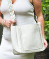 The Harper | Cross Stitch Messenger Bag