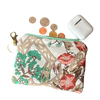 Garden Trellis Vintage Silk Scarf Coffee Run Keychain Bag