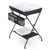 Black FoldingWide Nursery Diaper BabyChanging Table