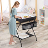Black FoldingWide Nursery Diaper BabyChanging Table