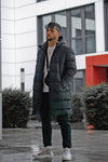 Jaden Long Puffer Jacket - Black